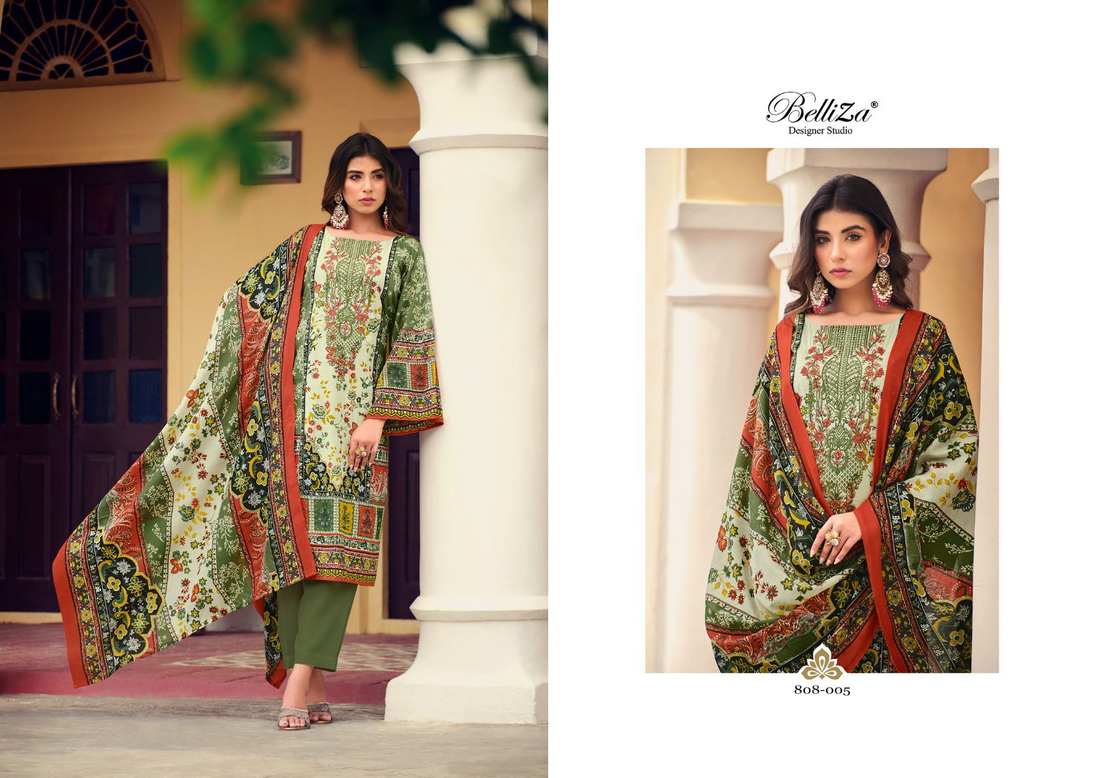 Belliza Naira Vol 14 Embroidery Pakistani Dress Material
